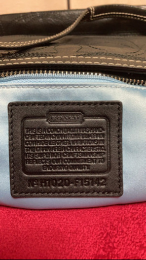 5MKO301  ハンドバッグ トート 黒 COACH シンプル