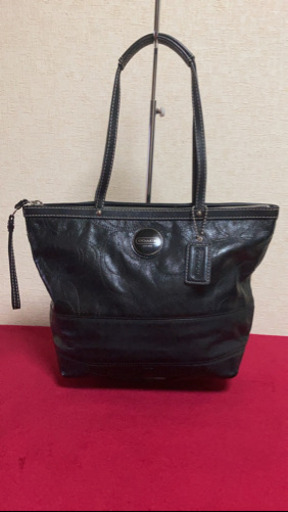 5MKO301  ハンドバッグ トート 黒 COACH シンプル