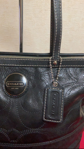 5MKO301  ハンドバッグ トート 黒 COACH シンプル