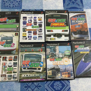 電車でGOソフト、コントローラー、PS2本体セット。