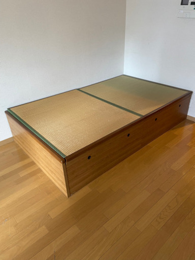 収納付き畳ダブルベッド