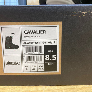 ATOMIC 未使用スノーボード３点セットの画像