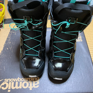 ATOMIC 未使用スノーボード３点セットの画像