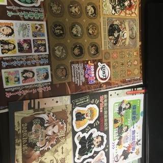 鬼滅の刃　ワンピース　ヒロアカ　シール　ジャンプ付録の画像