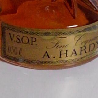 コニャック ハーディ A.HARDY 鶏 クリアボトル 古酒 未開栓 BUの画像