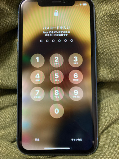 iPhoneXR ブルー　