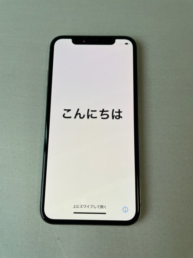 iphoneX  64GB Simフリー　美品　シルバー