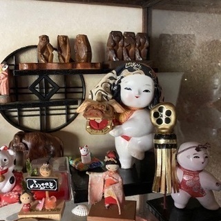 古い土鈴・こけし 時代郷土玩具木目込み御所人形土人形風俗民芸置物...