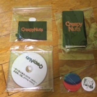 Creepy Nuts小物 パスケース、スマホカバー、缶バッジ、CD