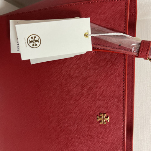 Tory burch トリーバーチ　トートバッグ　レッド　赤　未使用　新品