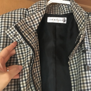 レインコート　チェック柄　Lサイズ（男女兼用？）の画像