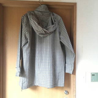 レインコート　チェック柄　Lサイズ（男女兼用？）の画像