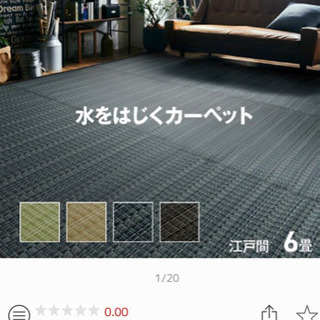 【譲ります】洗えるPPカーペット江戸間6畳（約261×352cm...