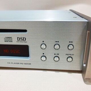 【苫小牧バナナ】TEAC/ティアック Referenceシリーズ DSD/PCM ハイレゾ音源再生対応 CDプレーヤー PD-501HR シルバー 動作OK♪ Amazon | TEAC Reference 501 CDプレーヤー DSD/PCMディスク再生