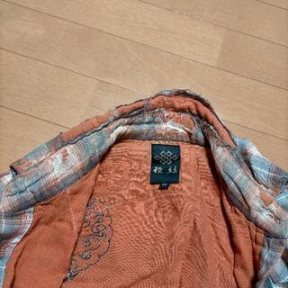 ネルシャツ オレンジ 厚手の画像