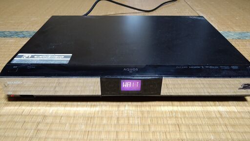 決まりました！HDD ブルーレイ レコーダー シャープ アクオス BD-HDW55 未チェック ジャンク品 山形発