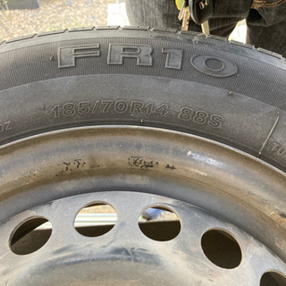【50%OFFさらに！】185/70-14  ホンダ　フリード　純正ホイール&タイヤ　2本 セット　ブリヂストン　グループの画像