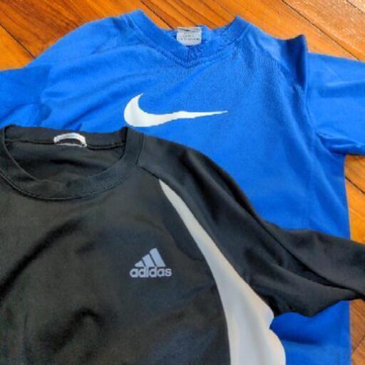 ナイキ。adidas長袖シャツ。