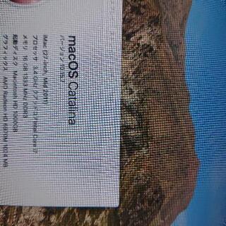 iMAC 27インチ 2011 16G  1T corei7の画像
