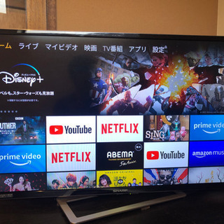 引き取り限定　シャープ40型液晶テレビ　& Amazon Fire TV Stick