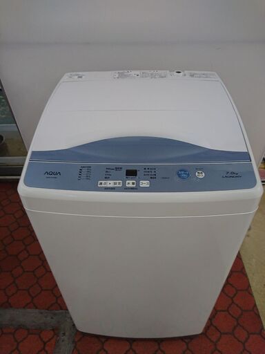 ID 967837 アクア　7.0kg　2019年製　AQR-H73（W）