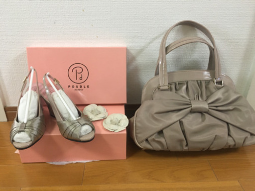 POUDLE PUPPET プードルプペ サンダル カバン バック セット 靴 未使用 使用 ol 通勤 タンス 断捨離 整理 フリマ