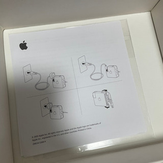 Apple 60w magsafe power adapter 電源ケーブルのみ　箱付きの画像