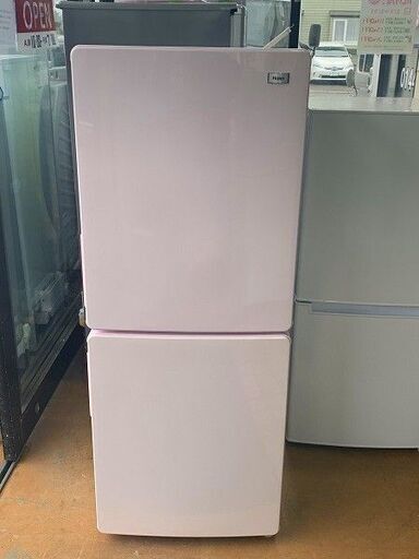 【苫小牧バナナ】2018年製 ハイアール/Haier 148L 冷蔵庫 右開き JR-NF148B-SP サクラピンク １人暮らし向け 清掃済み ♪