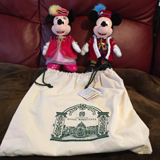 ミラコスタ 宿泊者限定ぬいぐるみ ミッキー ミニー