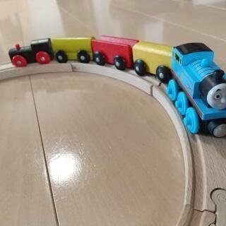 電車のおもちゃ木製レールトーマスIKEAイケア(検索プラレール)