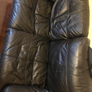 ニトリ　本革　ソファ