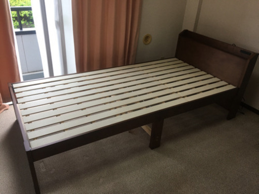 大幅値下げ！1回のみ使用⭐︎ニトリすのこシングルベッド