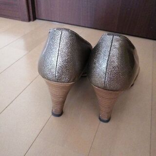 ESPERANZA  オープントゥパンプス　24.5cmの画像