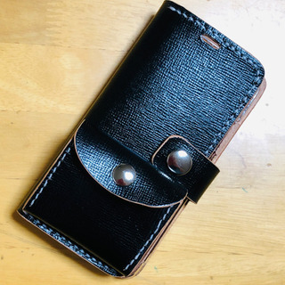 ［新品］［本革］iPhone X XS 手帳型 ケース ハンドメ...