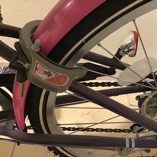 女の子用自転車24インチ　美品鍵付きの画像