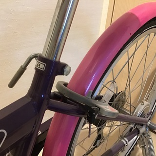 女の子用自転車24インチ　美品鍵付きの画像