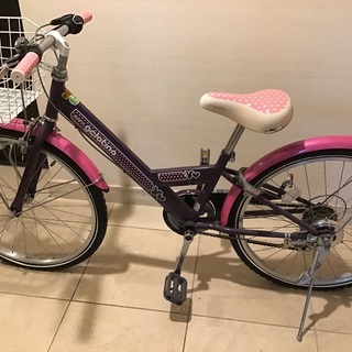 女の子用自転車24インチ　美品鍵付き
