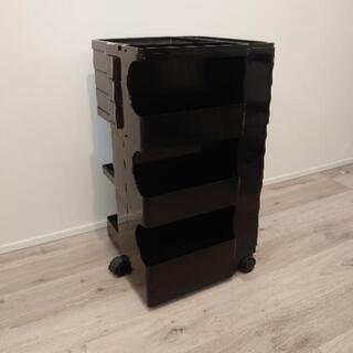 Boby Wagon 】ボビーワゴン ブラック 3段3トレイ - 家具 Boby Wagon 】ボビーワゴン ブラック 3段3トレイ - 家具