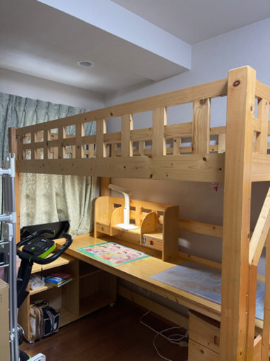 受け渡し予定者決定してます！ロフトベッド　システムベッド　学習机