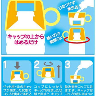 新品 ラプンツェル ダイヤカット ペットボトルキャップコップの画像