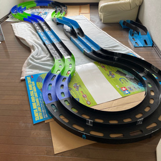 ミニ四駆コース　オーバルホームサーキット 立体レーンチェンジタイプ