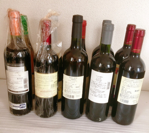 1993〜2010年　世界各国　ワイン　お酒　豪華10本セット　赤/白　ワイン　古酒 果実酒 大量　まとめ売り　お得