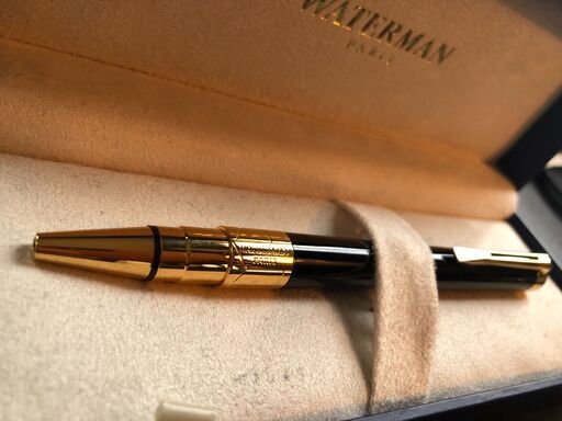 【未使用品】WATERMAN ウォーターマン ペン先18金　PERSPECTIVE パースペクティブ ブラックGT　ボールペン