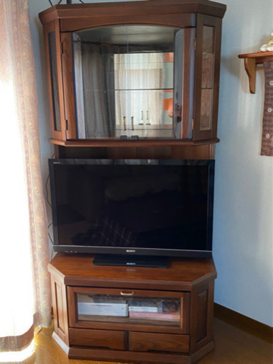 【値下げしました】高級コーナーテレビボード美品