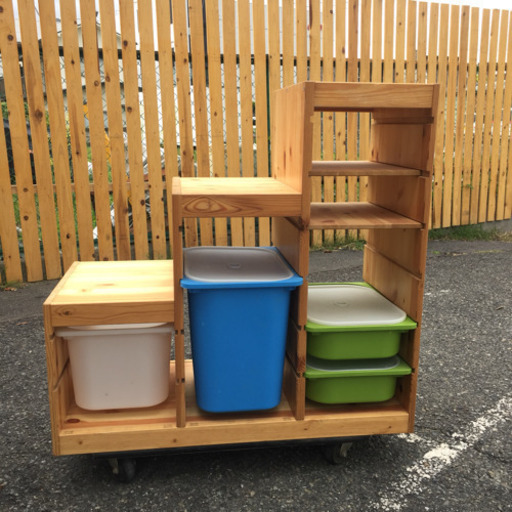 ★状態良いです★ IKEA 可愛い おもちゃ収納 トロファスト