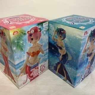 Re:ゼロ　フィギュア　ラム　レム　人魚姫Verの画像
