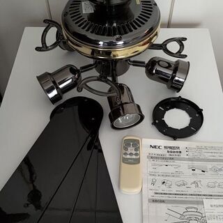NEC リモコン式 シーリング ファン ライト 美品