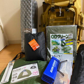 お取引者決定＊テント設営基本セット＊大型リュック、タープ設営セッ...