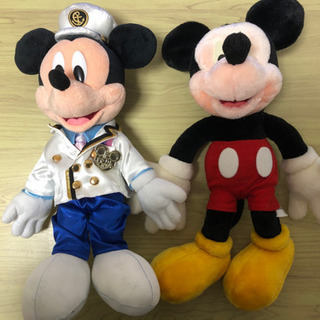ディズニー ミッキー ぬいぐるみセットの画像