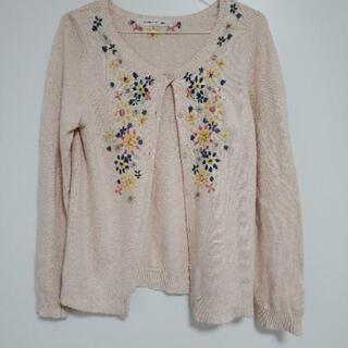 期限6/11:maison de plage カーディガン 刺繍
